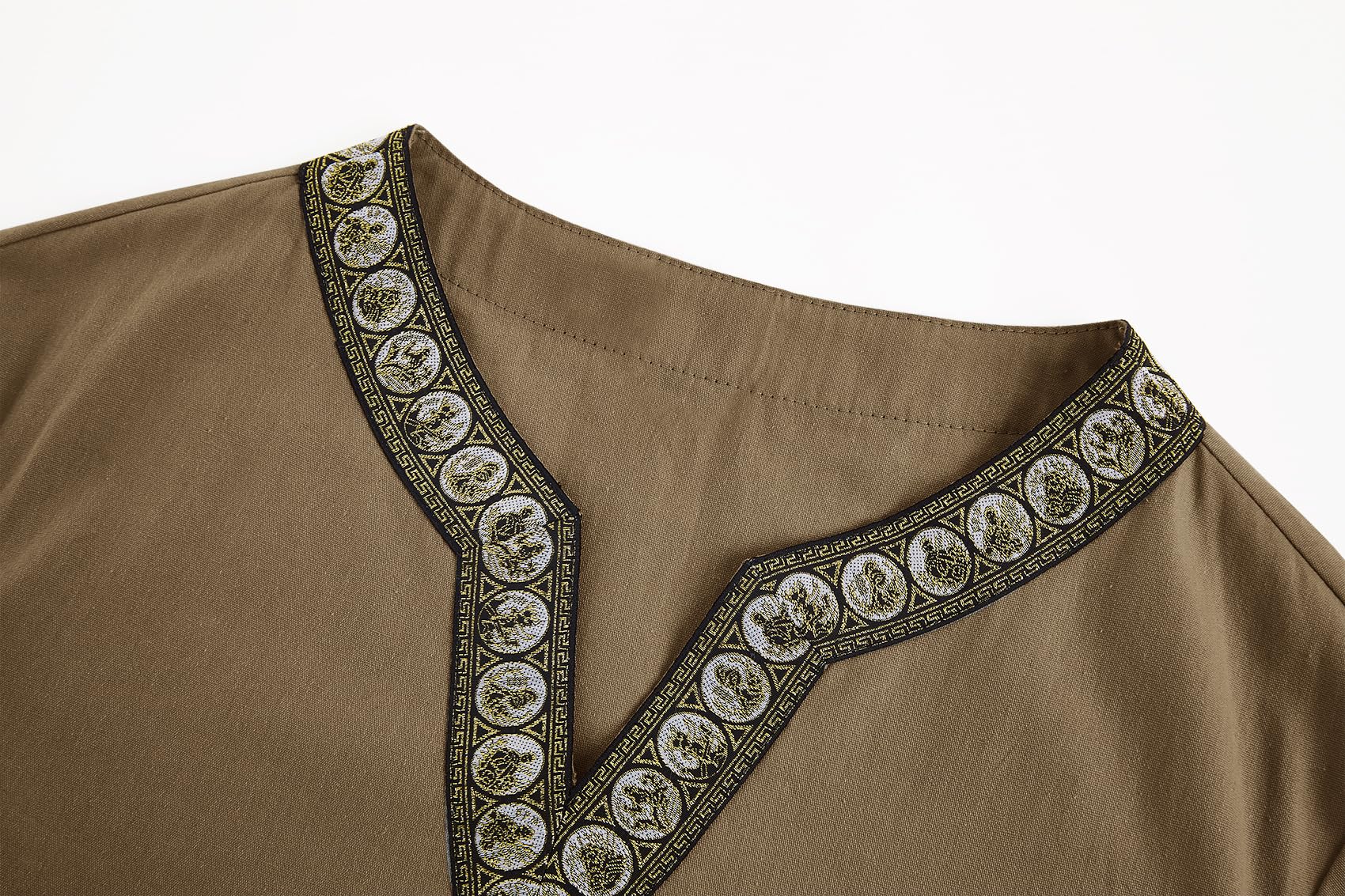 Haloumoning Boys' Medieval Tunic, Children's Cosplay T-Shirts, Costume, Halloween, Renaissance, Viking, Warrior, Knight Tops - Image 4