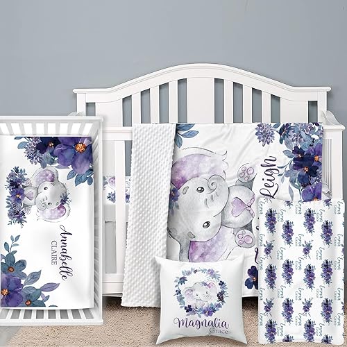 Miniatura 4 de Manta de bebé personalizada con nombre, manta de recepción de animales suaves para niños pequeños, niños y niñas, decoración de guardería, manta