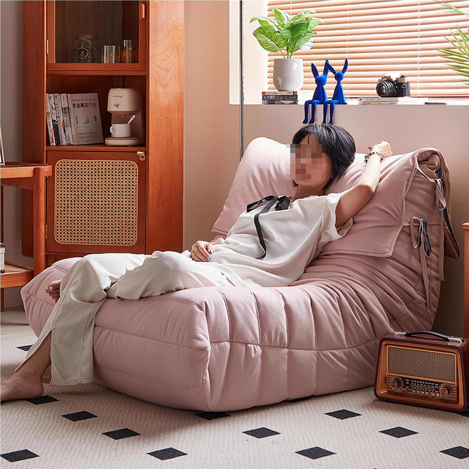 Amazon.com: ESRADA Comfy Lazy Floor Sofa Couch,Fireside