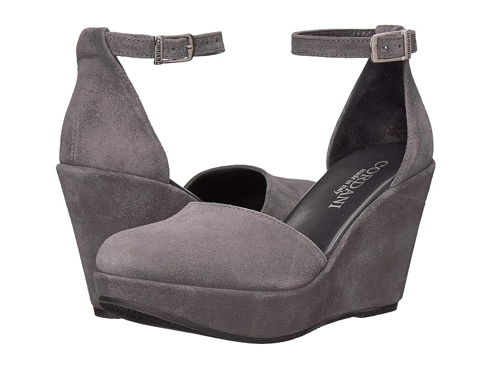 

Cordani Robbins (Grey Suede) Women's Wedge Shoes, Gray
