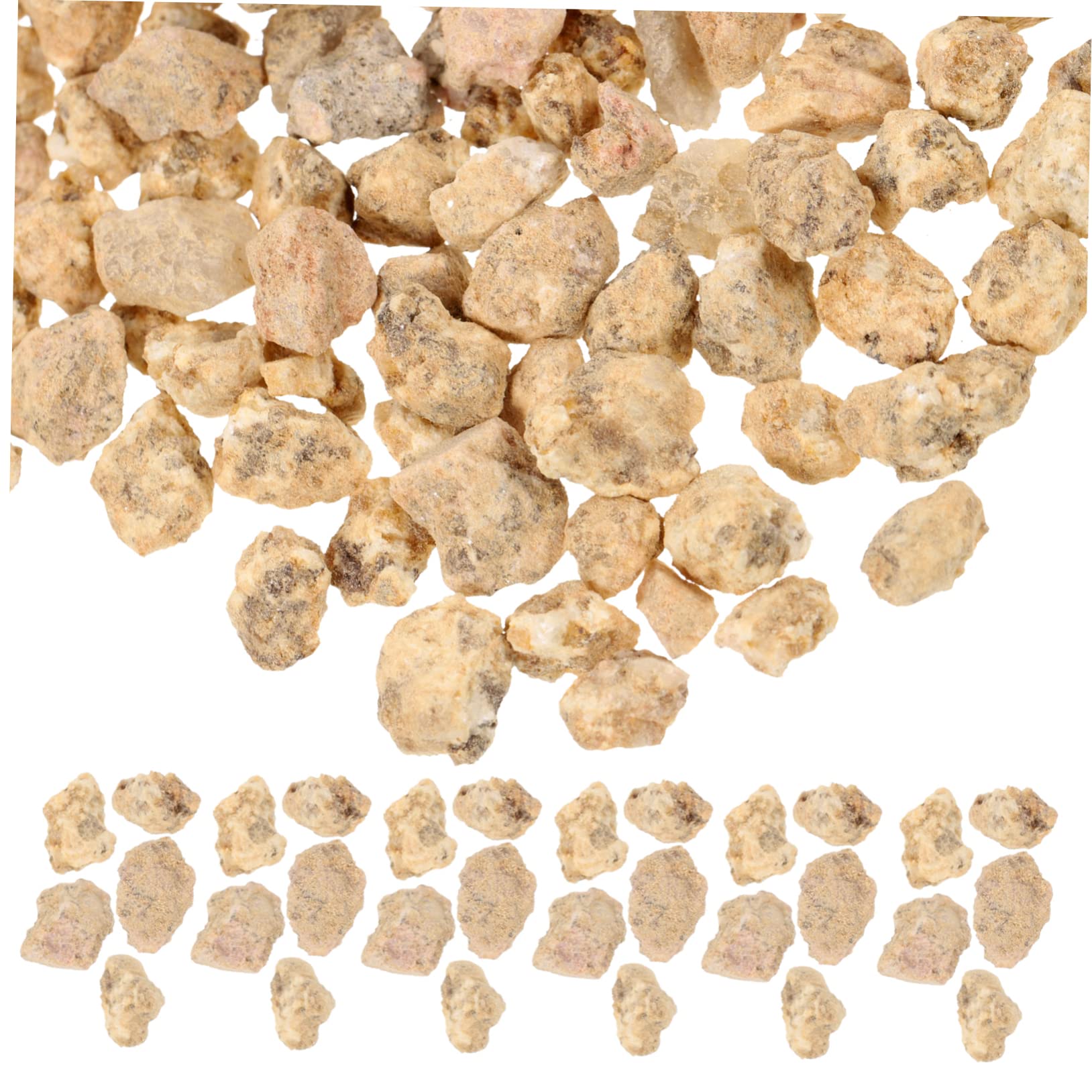 ULDIGI 1Bag Natural Gardening Stones for Microlandscape Decoration Bag of Realistic Small Rocks for Sand Table Aquarium and Vases for DIY Miniature Railway Models