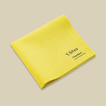 Silva Premium Mikrofiber Çok Amaçlı Bez 2'li Set 38 x 38 cm - Her Odaya Ayrı Renk, Mutfak, Banyo ve Genel Temizlik İçin, Antibakteriyel, Fuşya ve Sarı