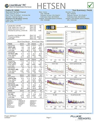 Miniatura 7 de Cable Ethernet Cat 8 de 33 pies blindado, 40 Gbps de alta velocidad 26 AWG, cable de conexión SFTP de 2000 Mhz con conector RJ45 chapado en oro, en