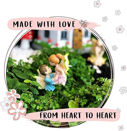 Miniatura 2 de WILD PIXY Figura de hadas en miniatura  Hadas de jardín de hadas con un tema de inspiración, incluye un poema de hadas y caja de regalo, hermosa