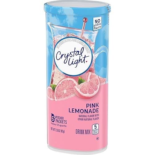 Miniatura 10 de Crystal Light - Mezcla de bebida de limonada rosa (36 paquetes de jarra, 6 botes de 6)