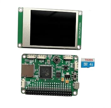 2.4 IPS TFT LCD Display Module ILI9341 240x320 with 8bits/16bits Interface and TKM32F499 Development Board Test Board
