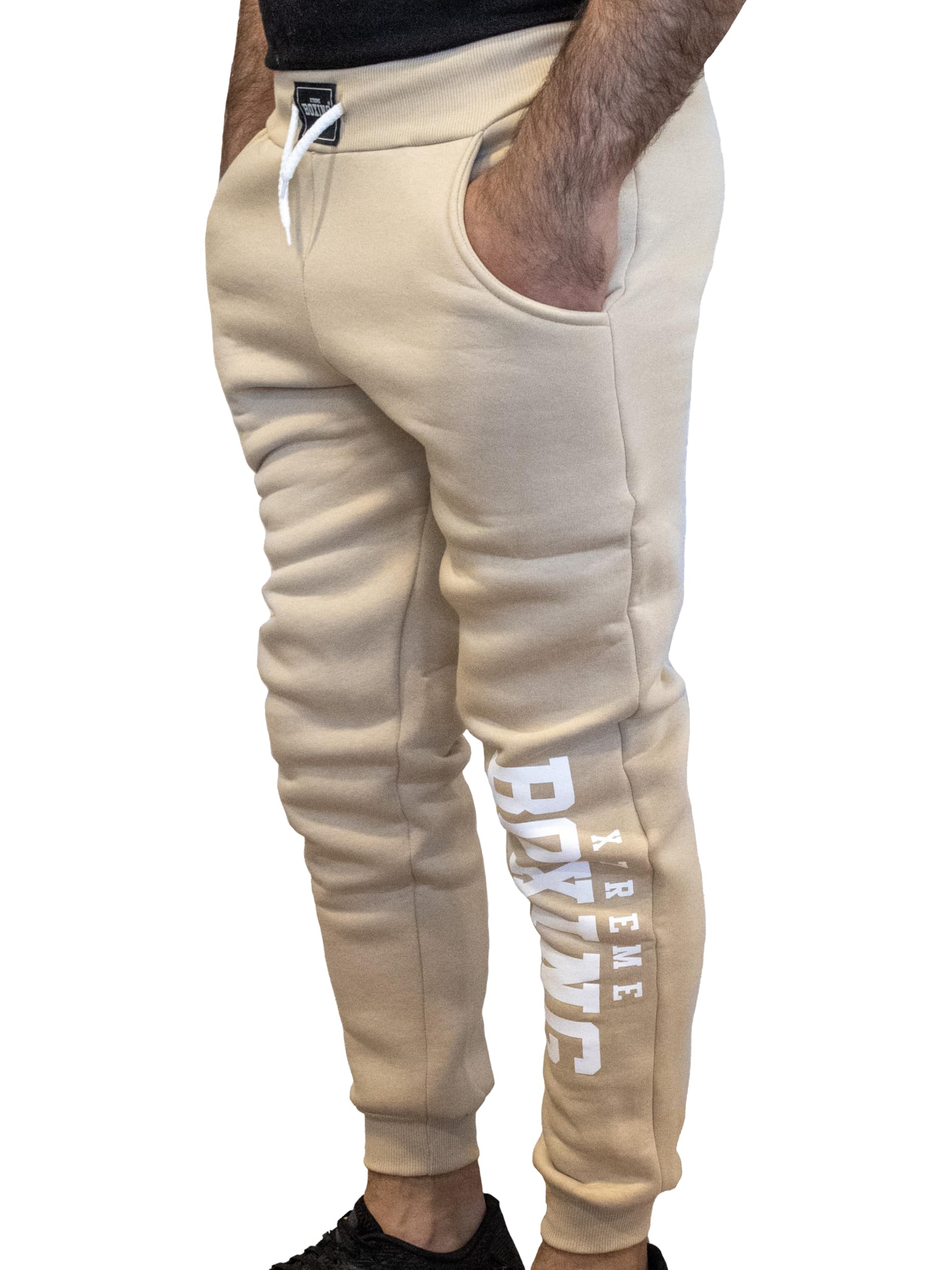 Pantaloni della Tuta, Joggers in Cotone Felpato per Uomo, Sportivi Caldi Ottimi per Casa, Palestra, Corsa, attività Sportiva, Jogging e Tempo Libero