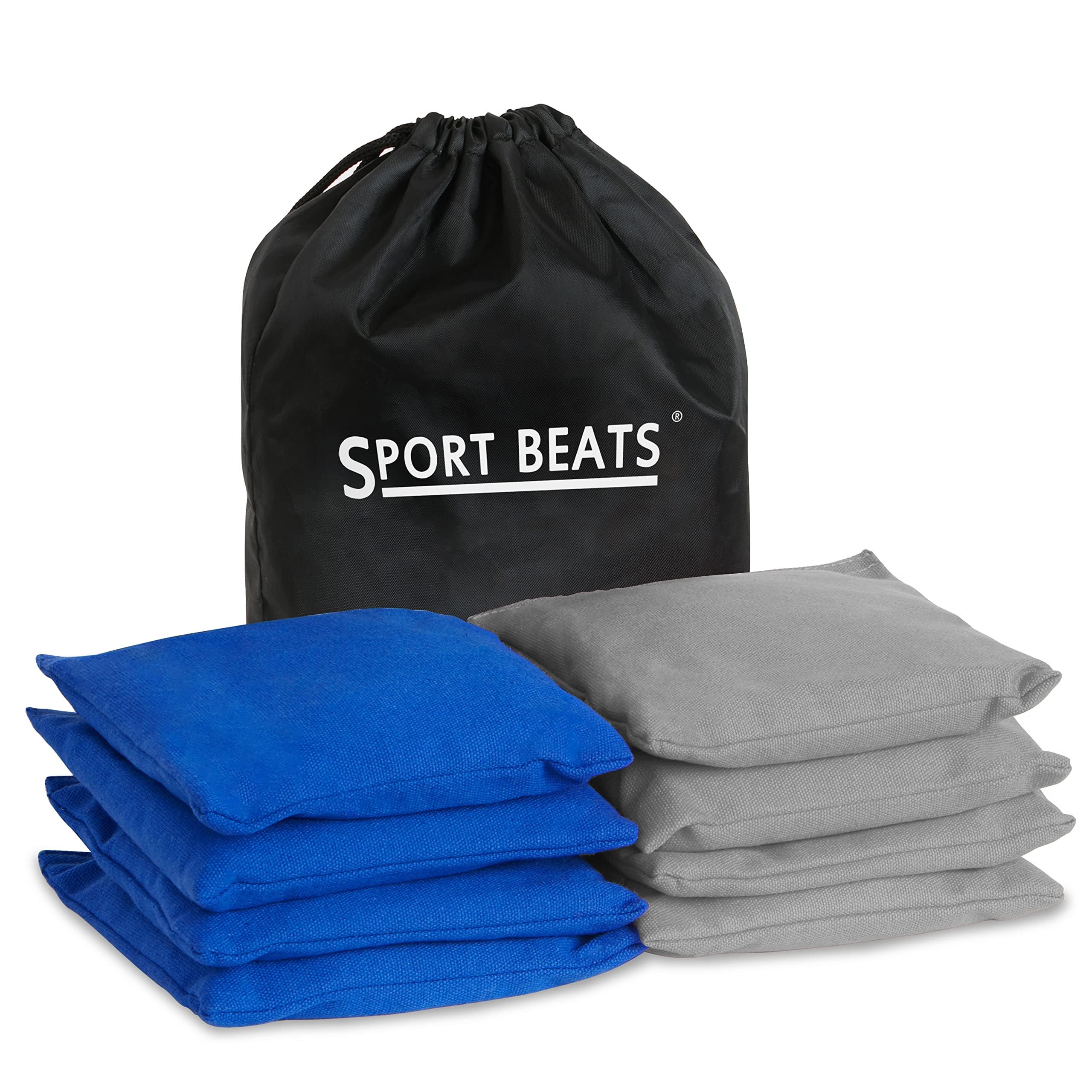 Sport Beats Cornhole Bags Set of 8 Regulation Weight & Size