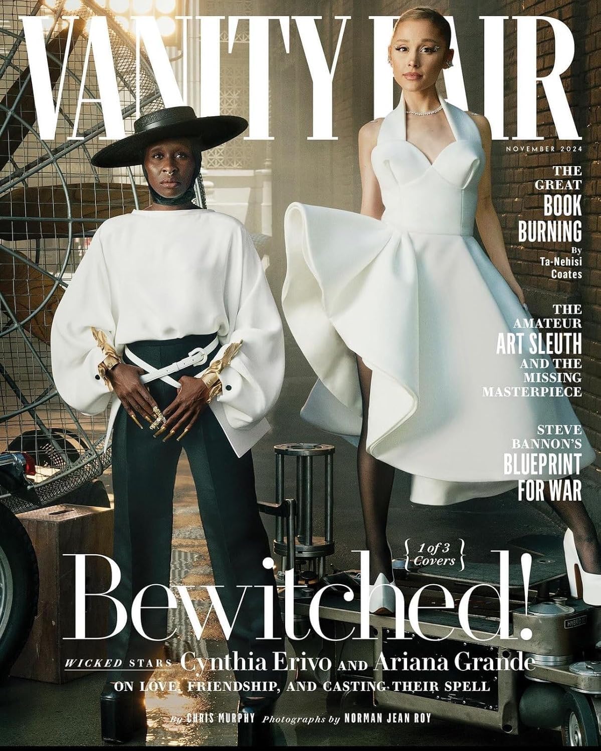 Vanity Fair Magazine (November 2024 Issue) Bewitched Wicked Star Cynthia Erivo & Ariana Grande Single Issue Magazine