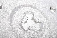 Vista 6 de Bandeja de vidrio para microondas de 12.5 pulgadas compatible con Samsung, GE y Hotpoint. La pieza de repuesto exacta