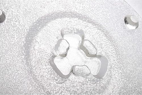 Miniatura 18 de Reemplazo de platos giratorios de microondas de 10 pulgadas, placa de vidrio para microondas compatible con Whirlpool, la pieza de repuesto exacta