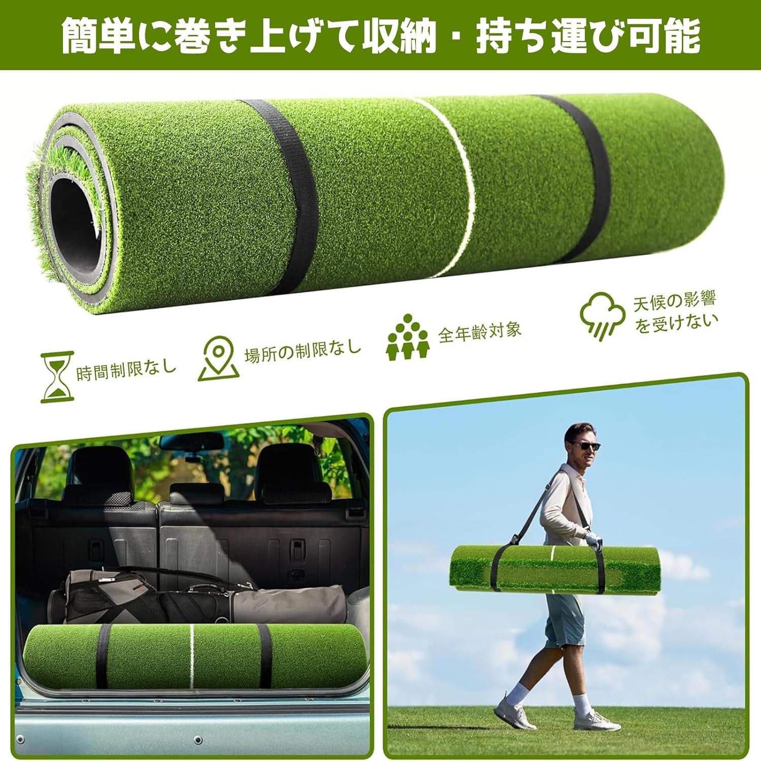 ゴルフ練習マット 150×120cm 40個ボール付き ゴルフ練習マット 150×120cm 40個ボール付き Amazon | KOOPRO