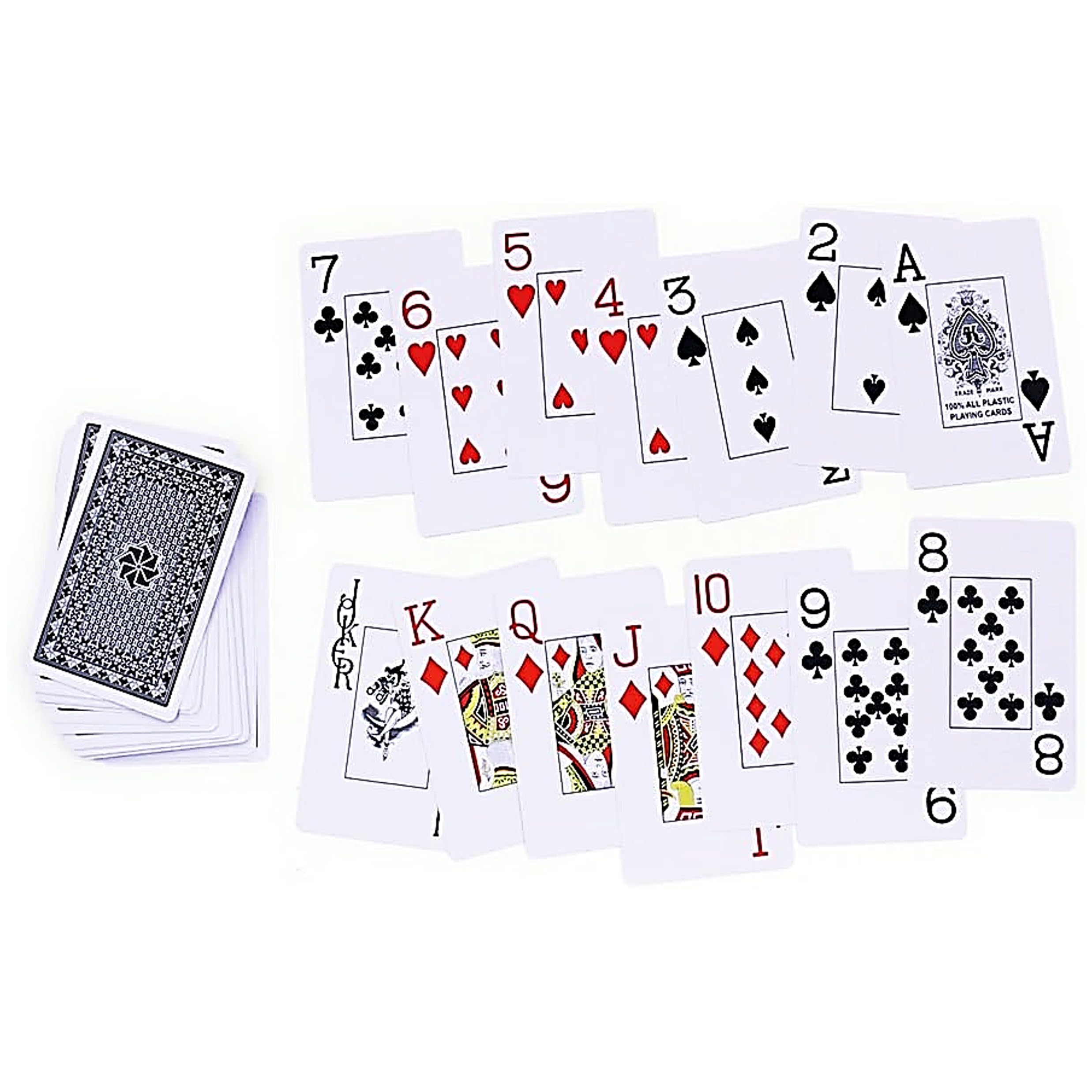 Amazon.co.jp: 大きな数字の見やすいトランプⅡ プラスチック製