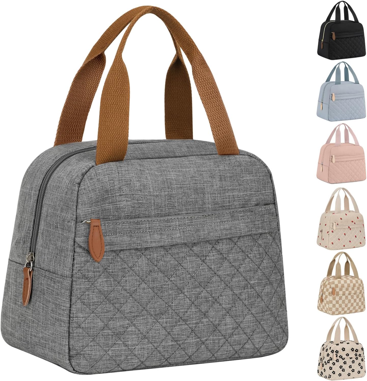 ELONGRIVER Insulated Small Lunch Bag for Women, Portable Lunch Box Adults