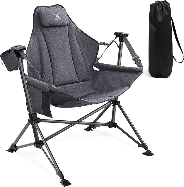 EVER ADVANCED Heavy Duty Folding Hammock Chair for Adults - 180kg Capacity