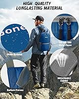 Vista 4 de Gonex Mochila Ultraligera Plegable de 20L, Práctica, Plegable para Camping, Viajes al Aire Libre, Ciclismo, Mochila Escolar