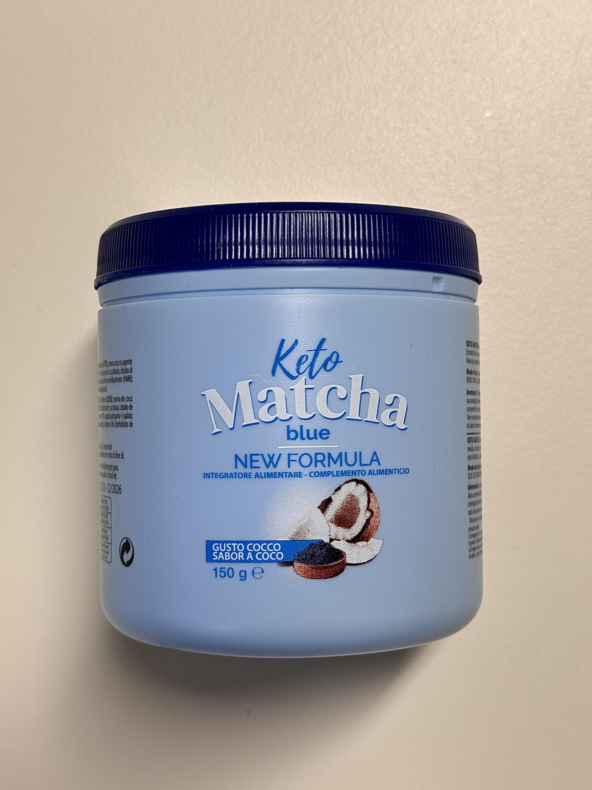 Keto Matcha Blue (150 g.) Poudre avec L-Carnitine
