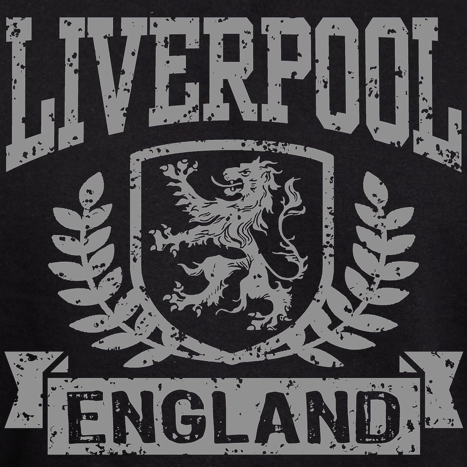 CafePress Liverpool England Hoodie (Dark) Men's Light Regular Fit Hooded Sweatshirt - Image 3