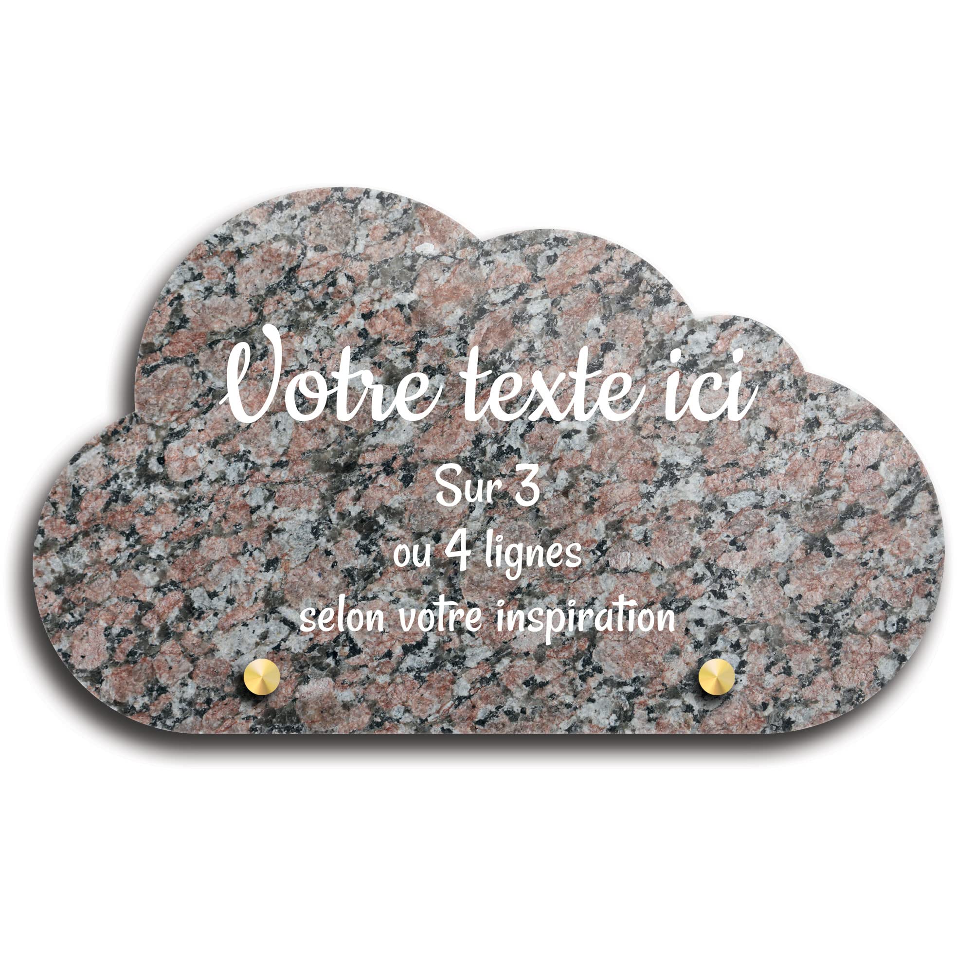 Spersonalizowana płyta nagrobna w pleksi wzór granitowy 1, różne rozmiary, grubość 6mm, spersonalizowana w wielu liniach 25x15 cm
