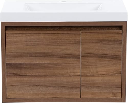 Spring Mill Cabinets Kelby - Tocador de baño con fregadero, 30 pulgadas, color caramelo