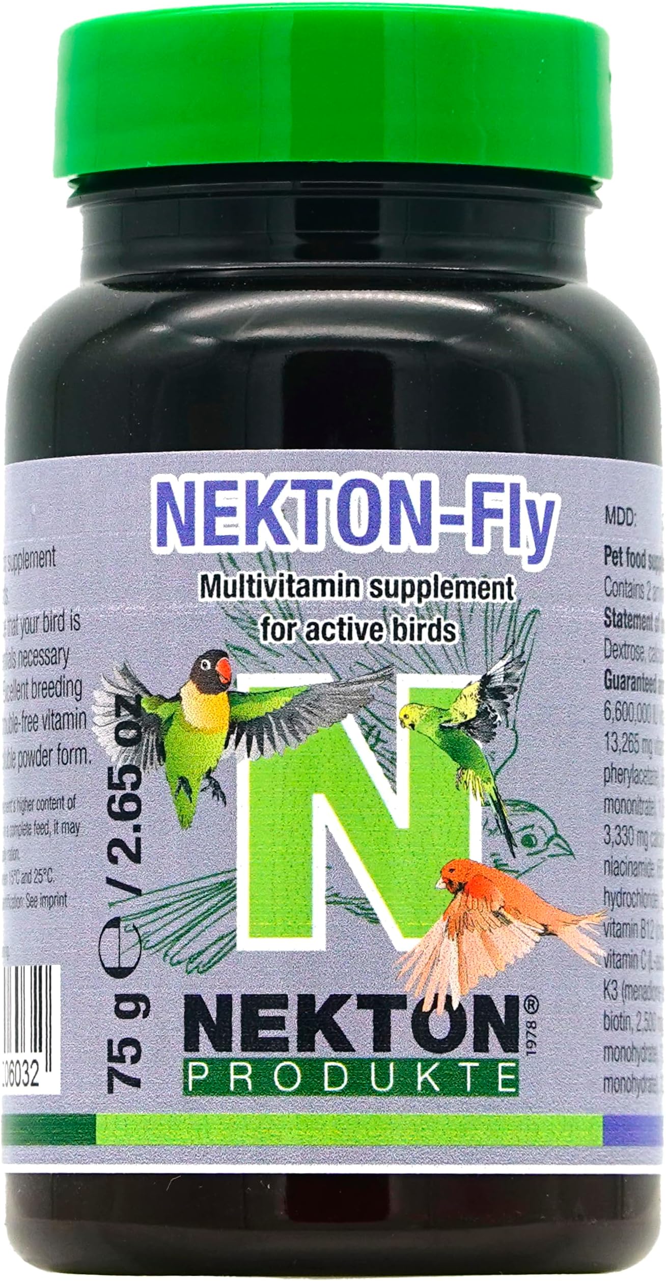 Fly Supplement for Active Birds 75g, (2.65oz)