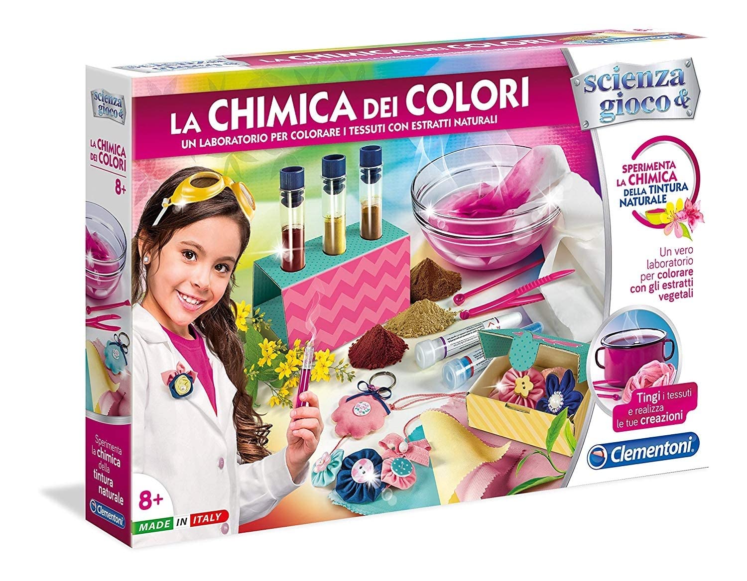 Clementoni Chemie-Labor „Die Chemie Der Farben“ – Experimente Mit Natürlichem Färben Für Kinder Ab 8