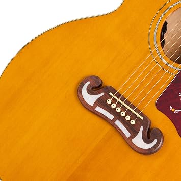 Epiphone J-200 Studio Jumbo Acoustic Electric, Natural with Bag