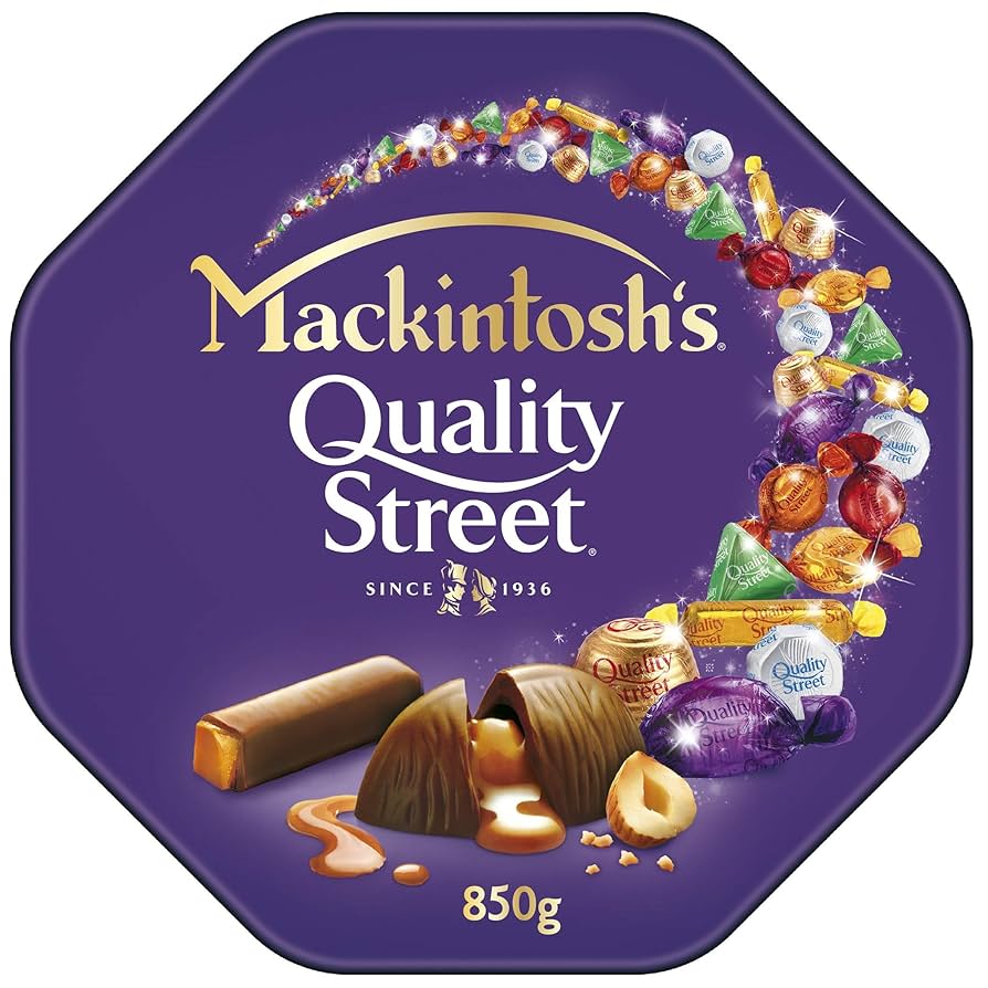 希少！Quality Street Chocolate シルバー缶 Amazon.co.jp: Nestle Quality Street Large Tin 871g