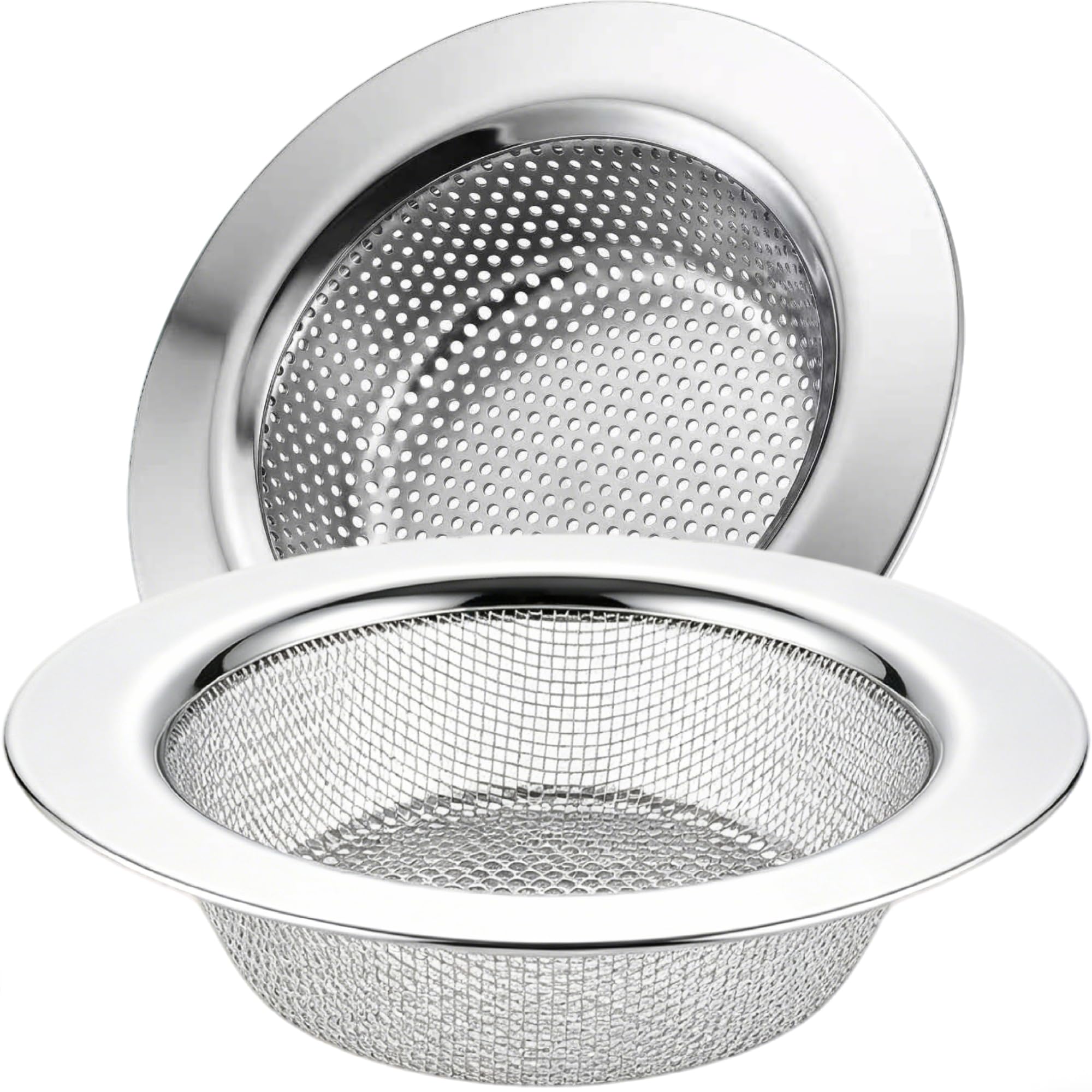 LASSHSWA 2 Pcs Kitchen Sink Strainer Stainless Steel - kitchen fixtures | Mubboo