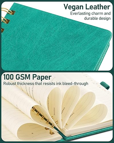 Miniatura 8 de WEMATE Libro de contraseñas en espiral con pestañas alfabéticas, pequeño libro de contraseñas para personas mayores, cuaderno de contraseñas de