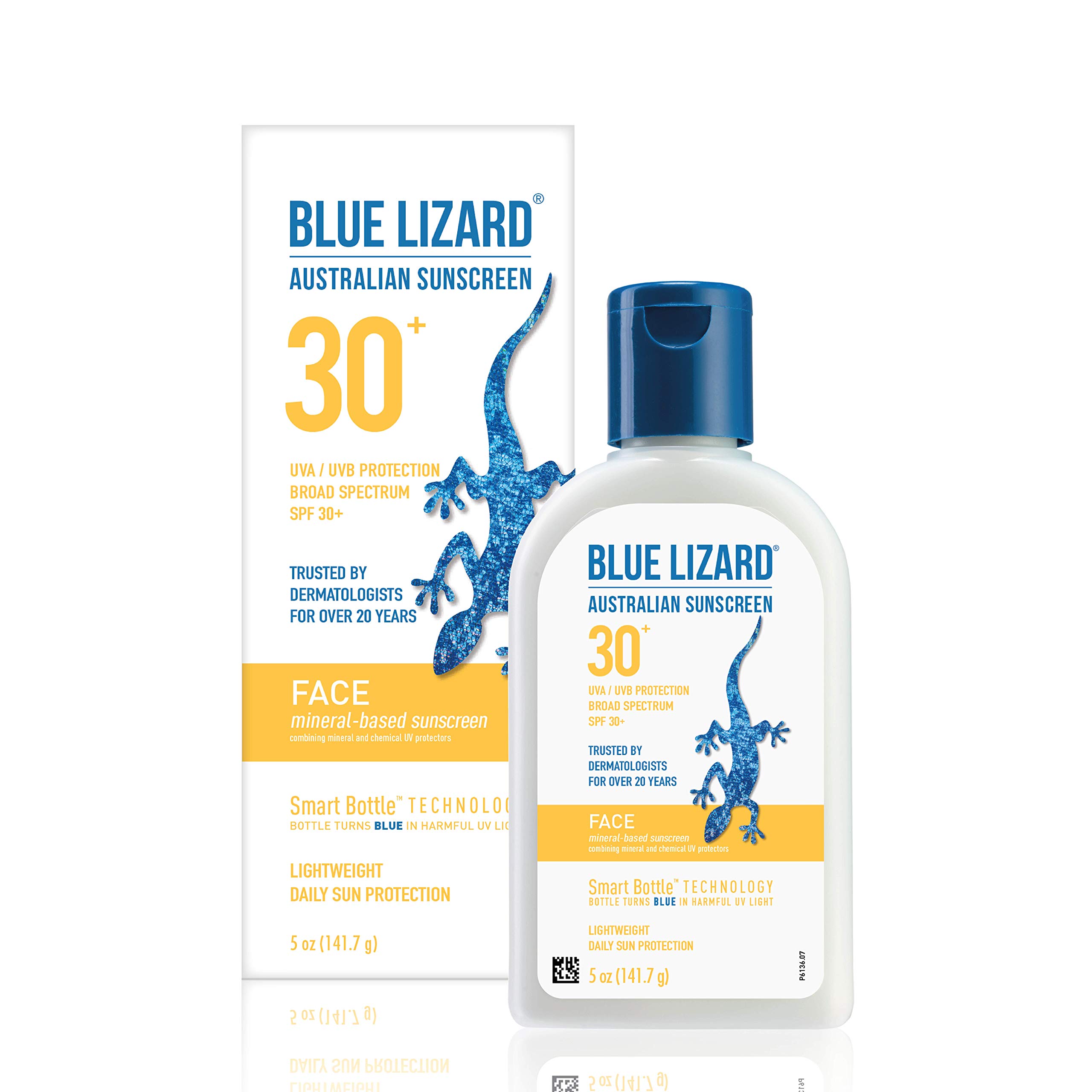 Blue Lizard Australian Suncreen, Face Spf 30+, 5-Ounce