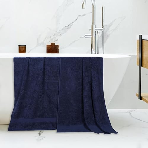 Vista 213 de Superior Juego de toallas de baño de algodón de 2 piezas, toallas grandes para cuerpo, secado rápido, artículos esenciales de baño, baño