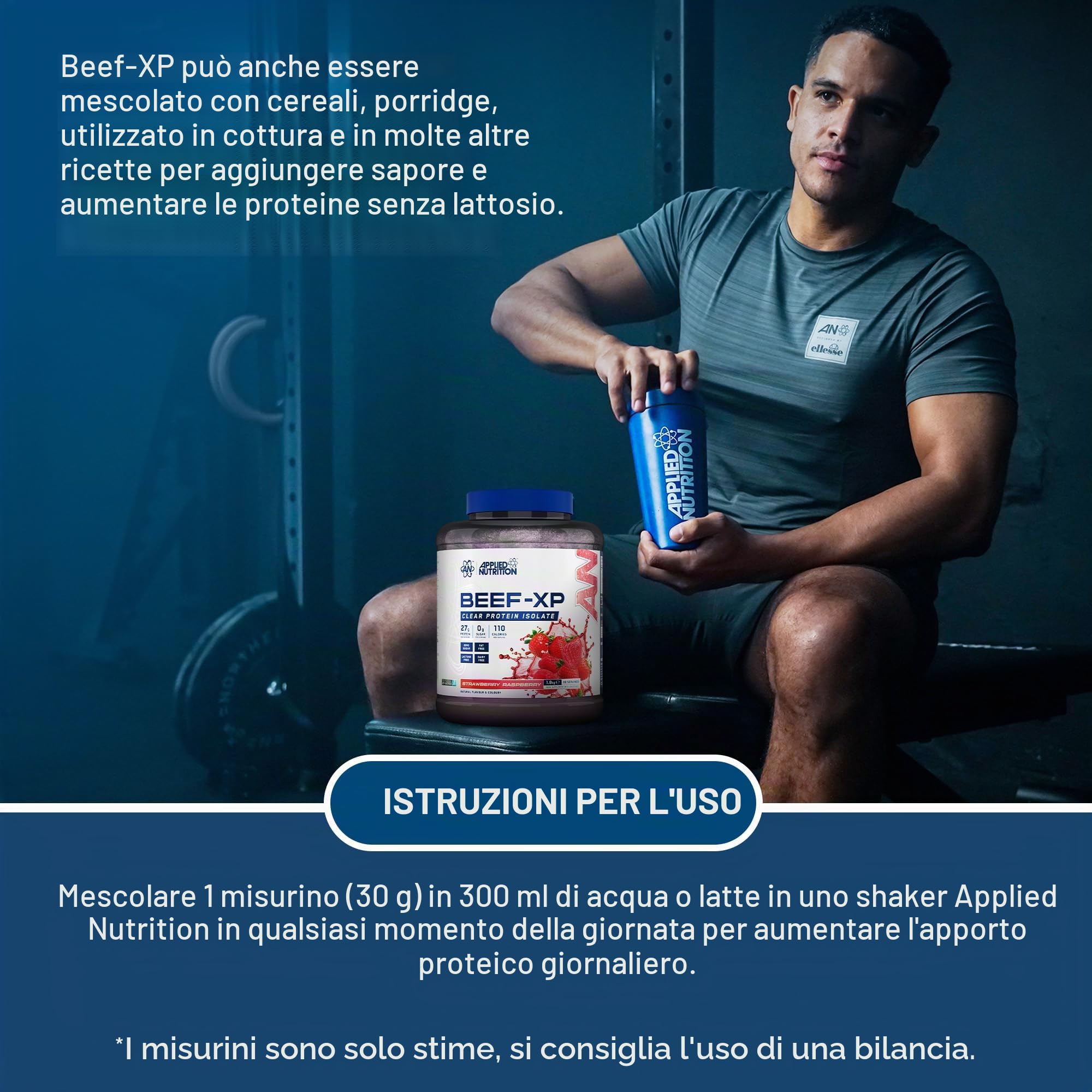 Applied Nutrition Beef-XP (1800g) Misto di frutti di bosco - Proteine - Proteine del manzo