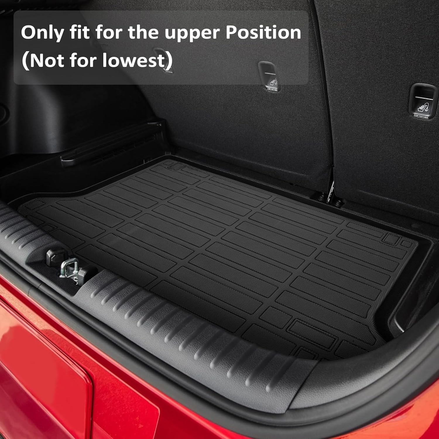 Binmotor-Floor Mats & Upper Cargo Liner Set for Kia Soul 2025 2024 2023 2022 2021 2020(Not for GT and EV Models),All Weather Car Mats for Kia Soul Accessories - Image 2