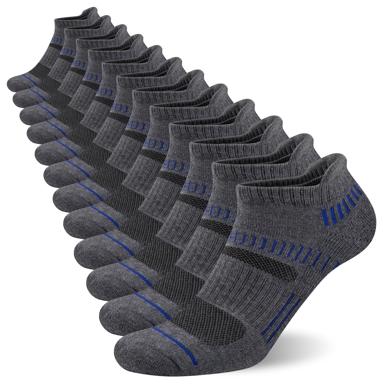 COOPLUS Men Ankle Athletic Socks