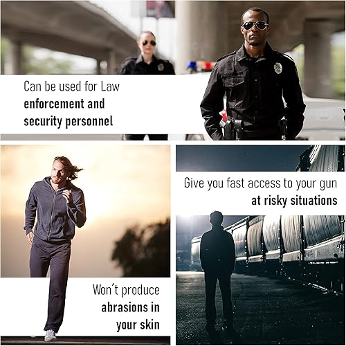 Miniatura 6 de Houston - Funda de piel ecológica para pistola de Houston, compatible con Glock 262733, SHIELD 45, XD-S 45, TAURUS G3C Taurus PT 111G2C, XD 9 MOD