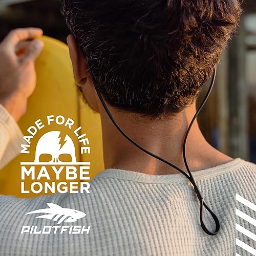 Miniatura 5 de Pilotfish Correa de silicona para lentes de sol de alta calidad, retenedor de lentes ajustable con diseño único de paso - Ajuste universal