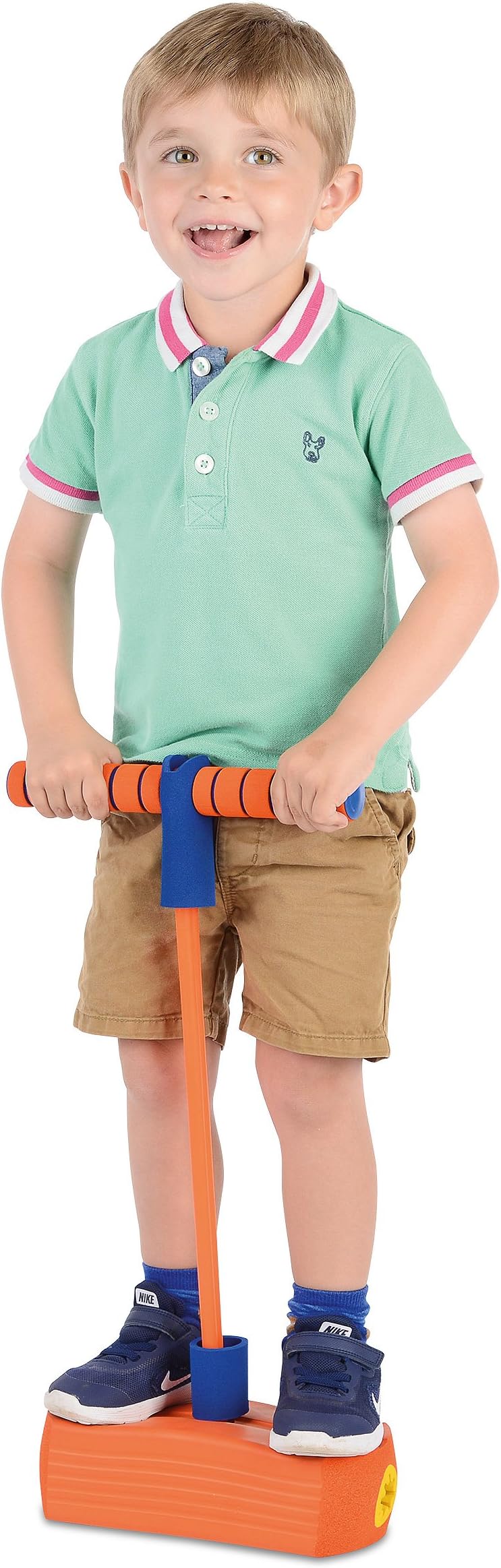 Bungee Hopper Soft Pogo Stick, Pogo Jumper Space Hopper for Kids, Orange, black, TY5973