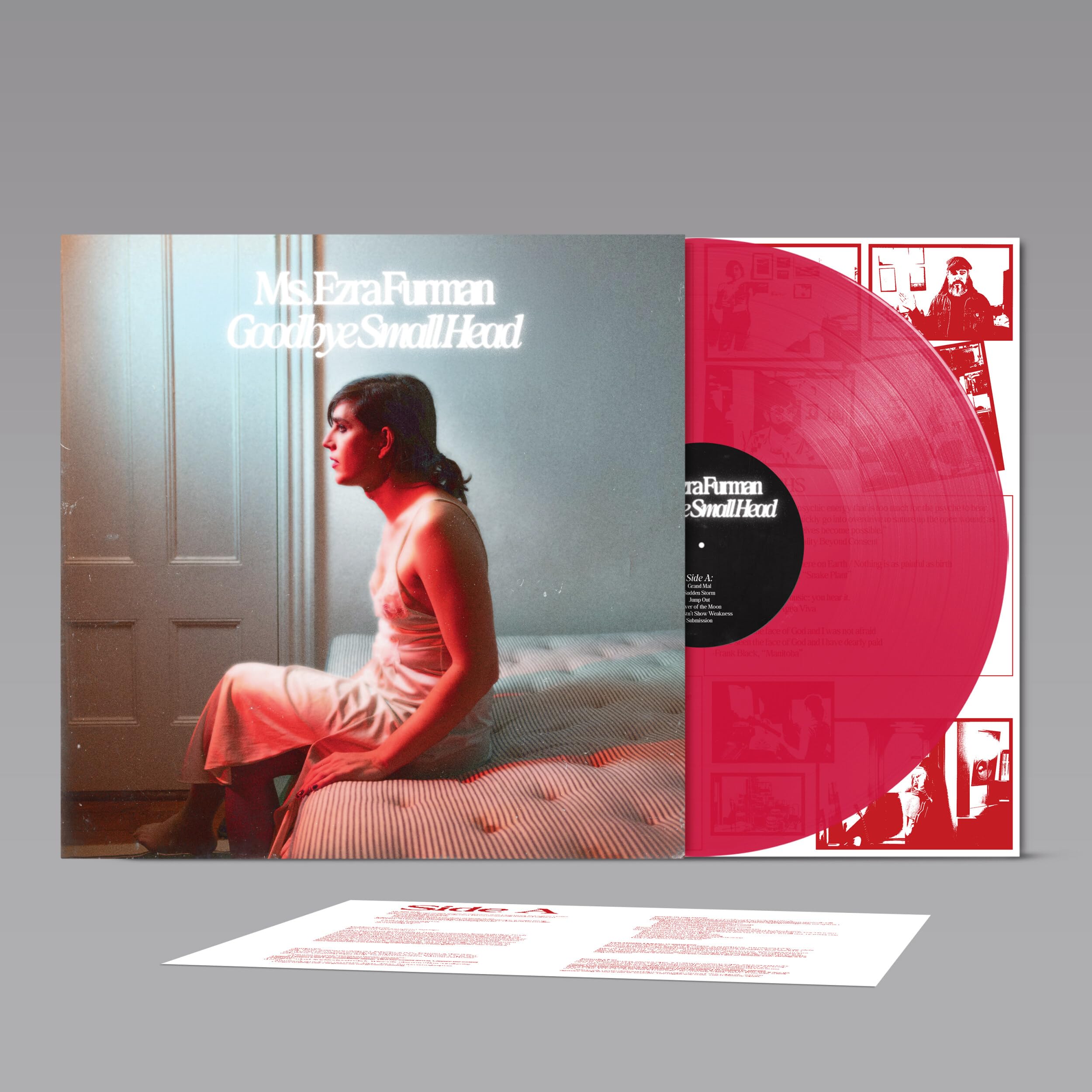 Ms. Ezra Furman ‎– Goodbye Small Head, Berry Coloured Vinyl LP - New & Sealed