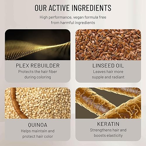 Miniatura 4 de Il Salone Milano Plex Rebuilder - Crema permanente de color para el cabello, 12.01 de platino helado, kit profesional de tinte para el cabello para