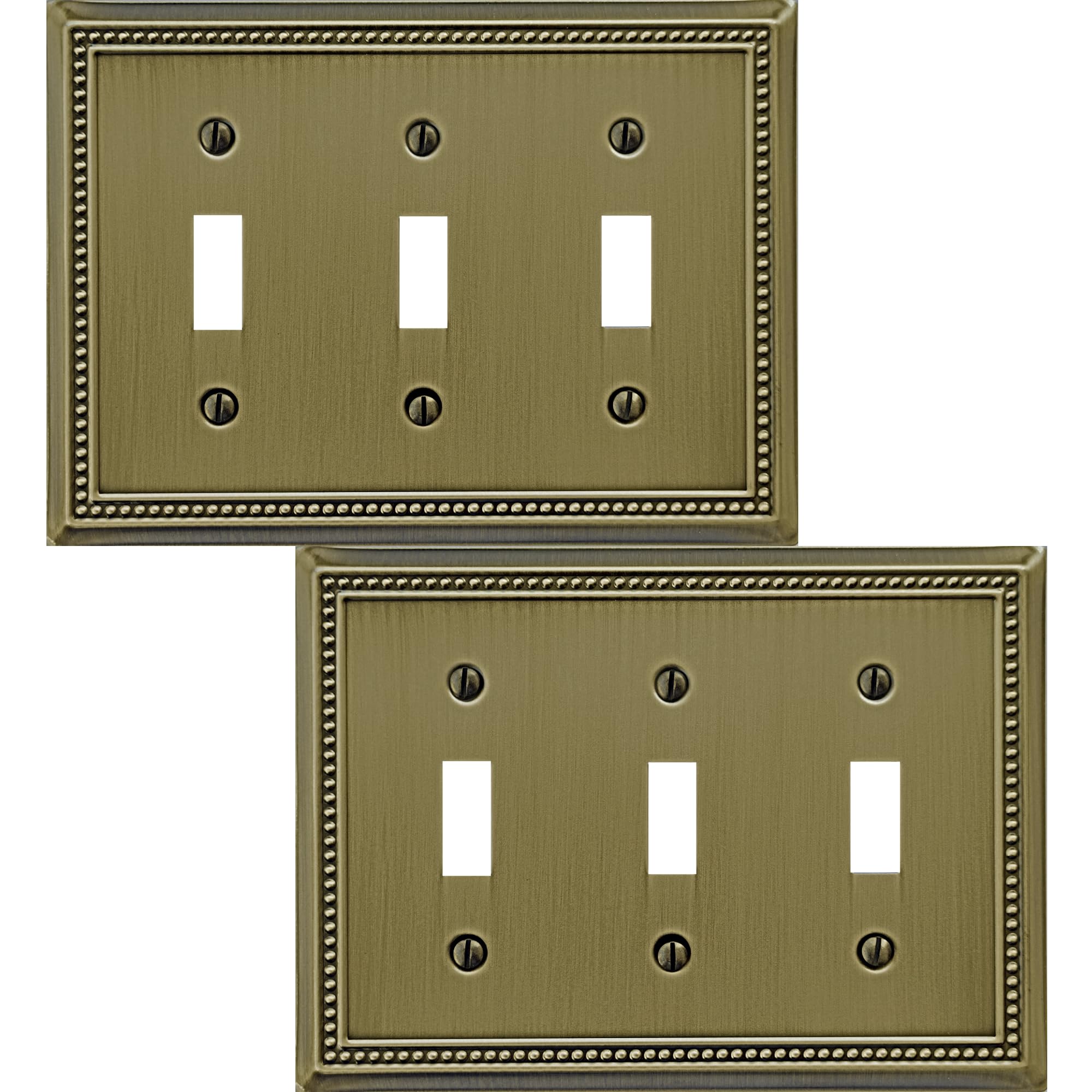 Beaded Wall Plates - Elegant White Decor -18