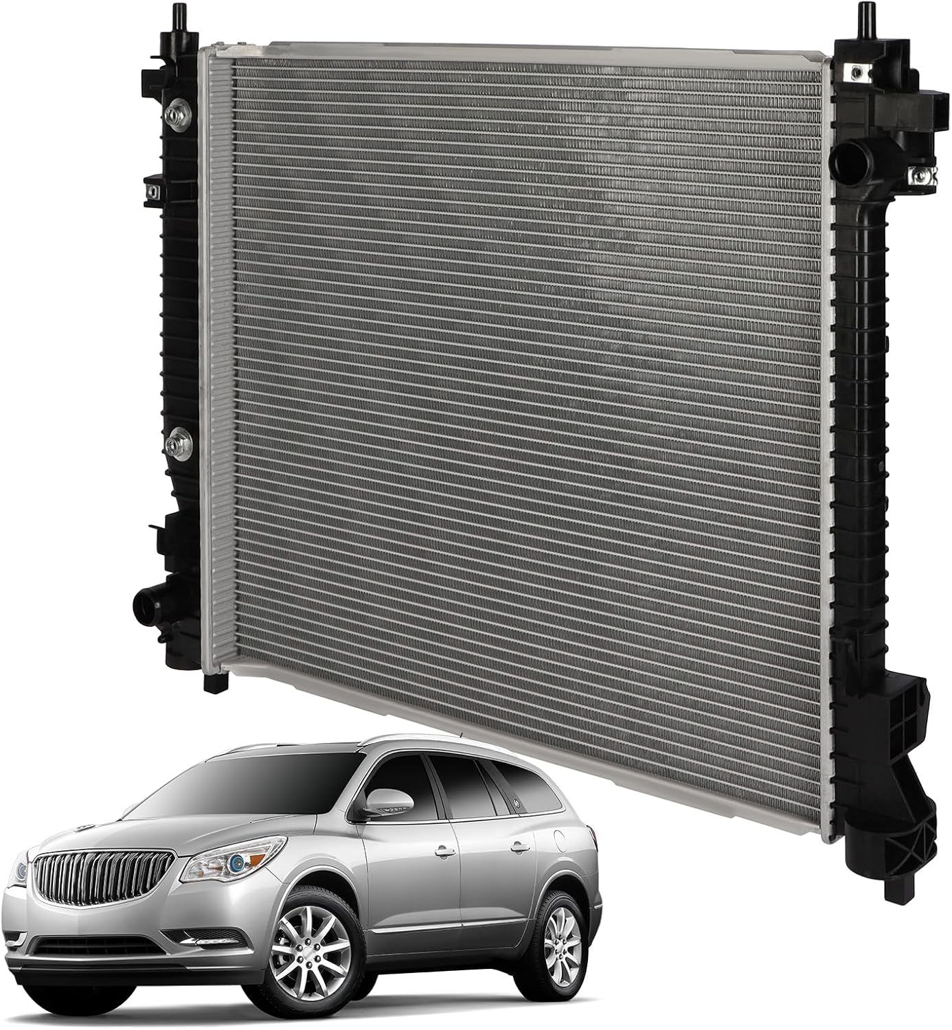 OCPTY Aluminum Engine Radiator Compatible with Cadillac SRX