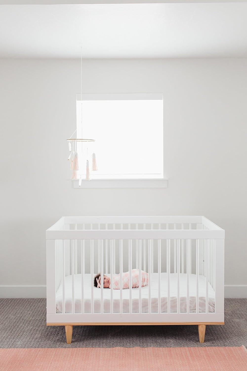 Copper Pearl Large Premium Knit Baby Swaddle Receiving Blanket London