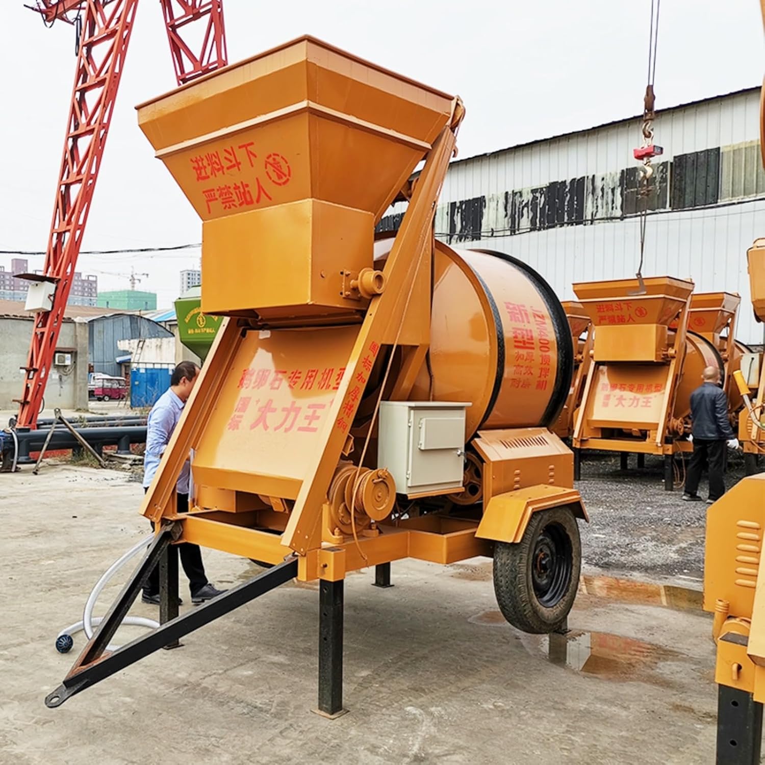 Small Forced Concrete Mixer for Construction and Laboratory Projects with Fast Mixing Speed and Uniform Cement Distribution