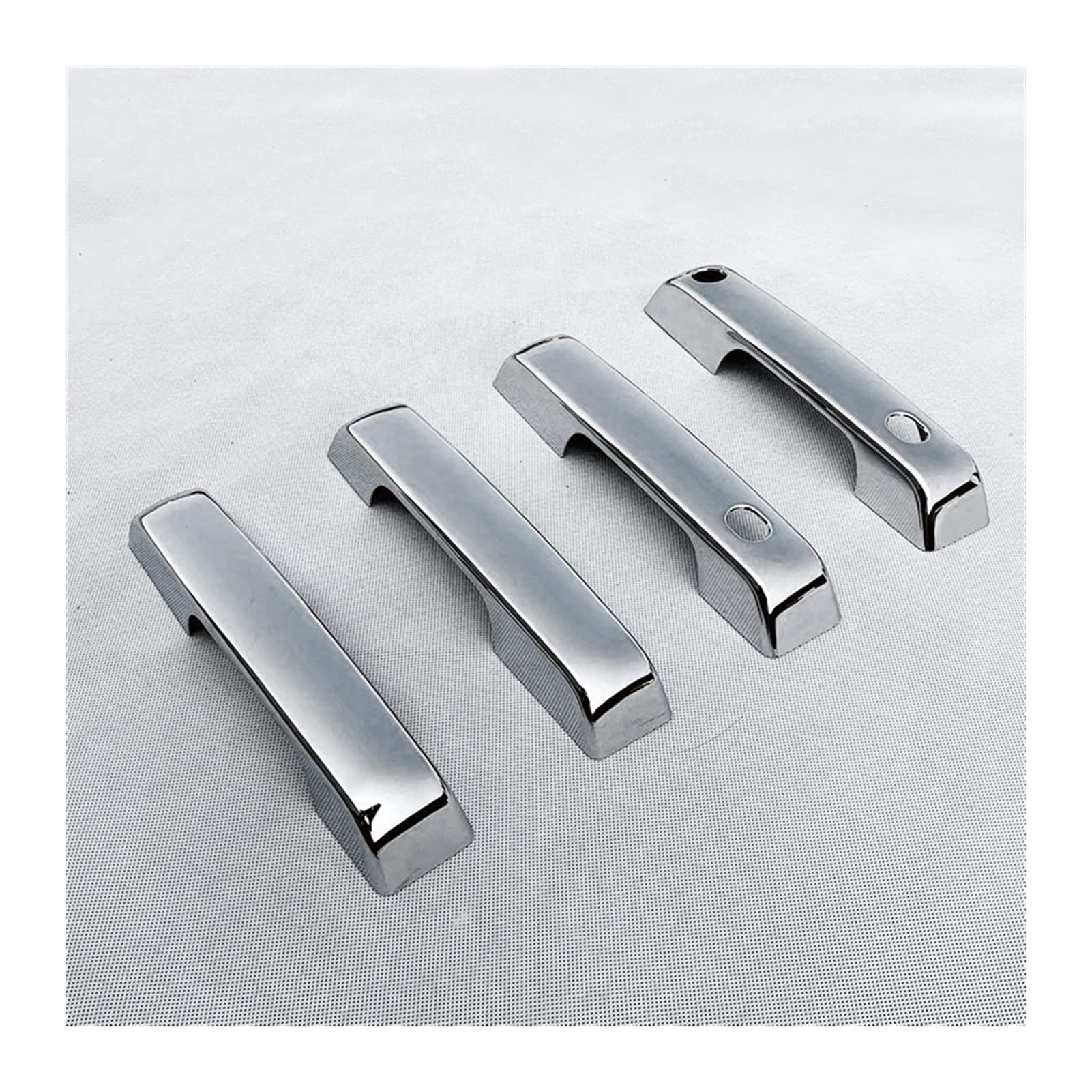 Fahbstr 1 Exterior Door Handle Cover For F150 202 2022 Car Abs Chrome/Carbon Fiber Side Front Door Handle Cover Trim Decorative Exterior Accessories 4Pcs(1)