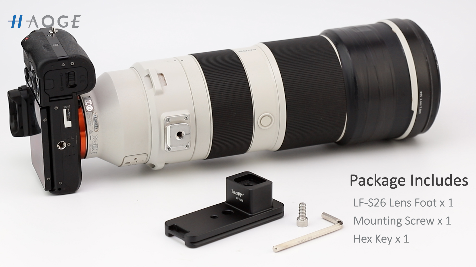 Amazon.com : Haoge LF-S26 Lens Collar Replacement Foot for Sony FE