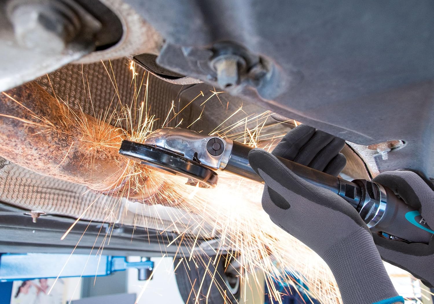 HAZET 9033P-8 377 mm Angle Grinder - Multi-Colour