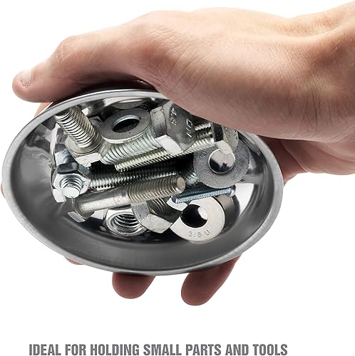 Miniatura 5 de OEMTOOLS 25294 Juego de 3 piezas de bandeja magnética y herramientas de recogida con piezas de metal magnéticas, herramienta de recogida de imán