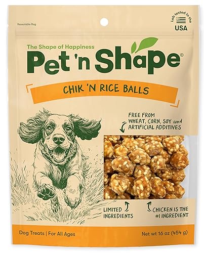 Pet 'n Shape Chik 'n Rice Balls Dog Treats -