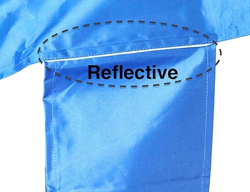 Vista 23 de Majestic Ally Funda impermeable reflectante 1000D para sillín occidental, correas elásticas para fijar de forma segura cada esquina y guardabarros